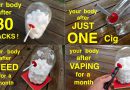 Eksperyment – co dzieje się z Twoimi płucami gdy palisz tytoń, konopie i gdy wapujesz